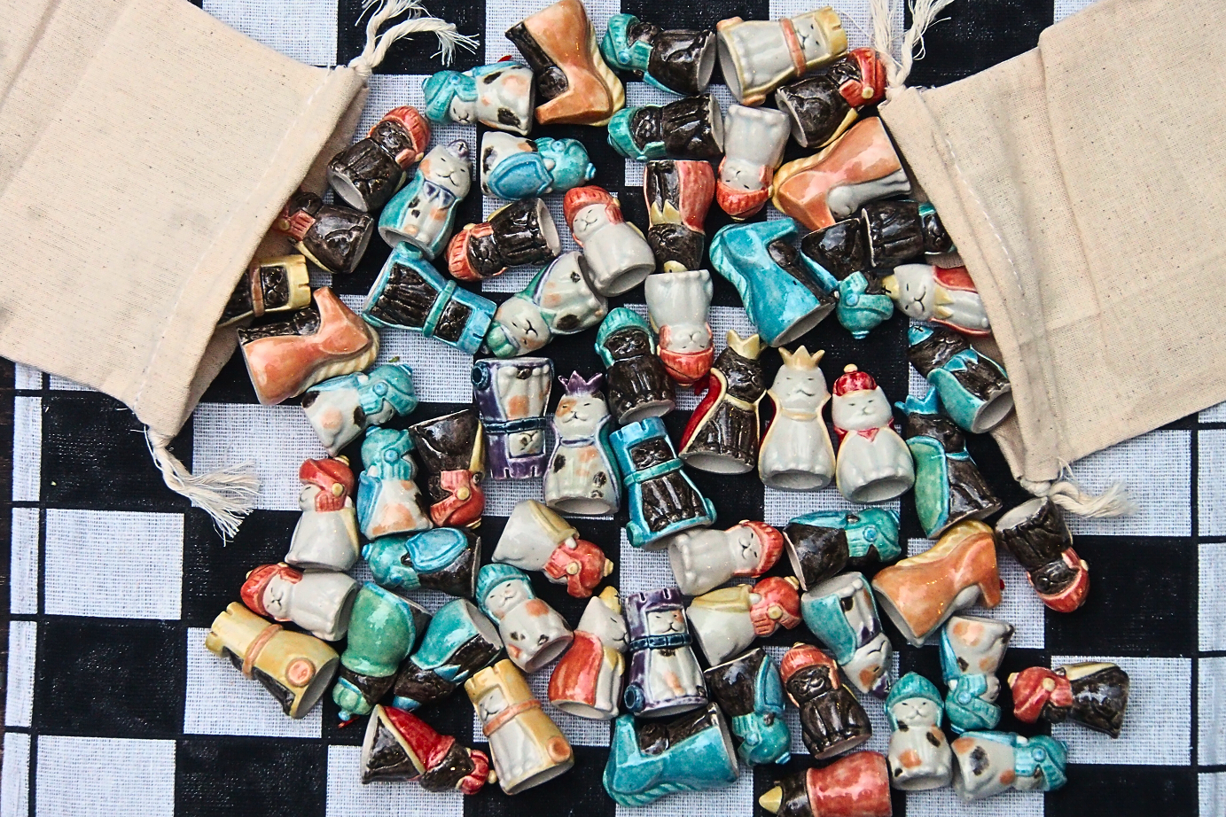 Ceramic chess sets