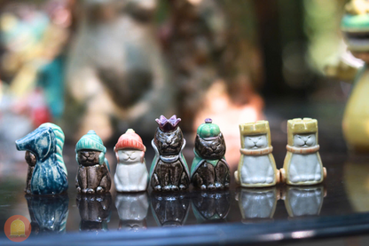 Ceramic Cat Chess Set - Nghich Dat - Clay Play