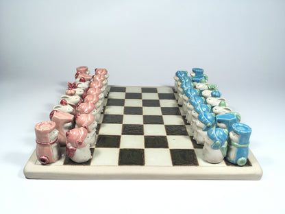Ceramic chessboard