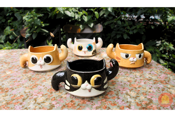 Mug-bowl Cat Mowl